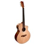 Kadence A06EQ-N Acoustica 40" Electro Acoustic Guitar | Grand Auditorium Cutaway | Ash Wood | Built-in Pickup + 2 Band EQ | Comes with Bag | Includes Learning Course - Image 3