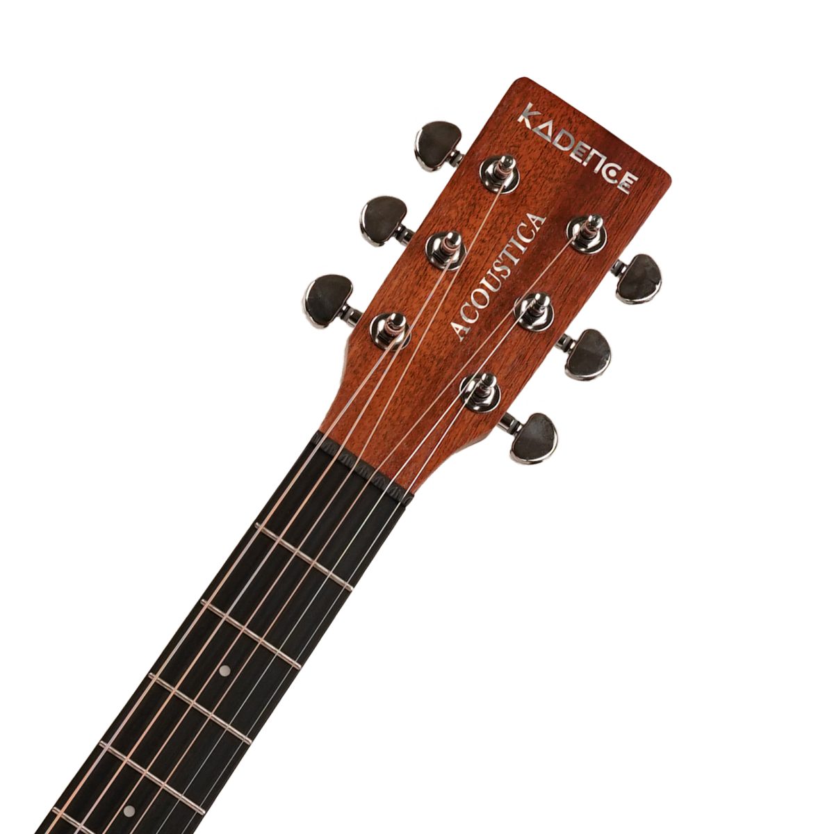 Kadence A06EQ-N Acoustica 40" Electro Acoustic Guitar | Grand Auditorium Cutaway | Ash Wood | Built-in Pickup + 2 Band EQ | Comes with Bag | Includes Learning Course - Image 5