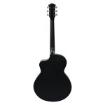 Kadence FR77BK Frontier 40" Acoustic Guitar | Grand Auditorium Cutaway | Special Fret Inlays | Spruce Wood | Comes with Bag | Includes Learning Course - Image 6