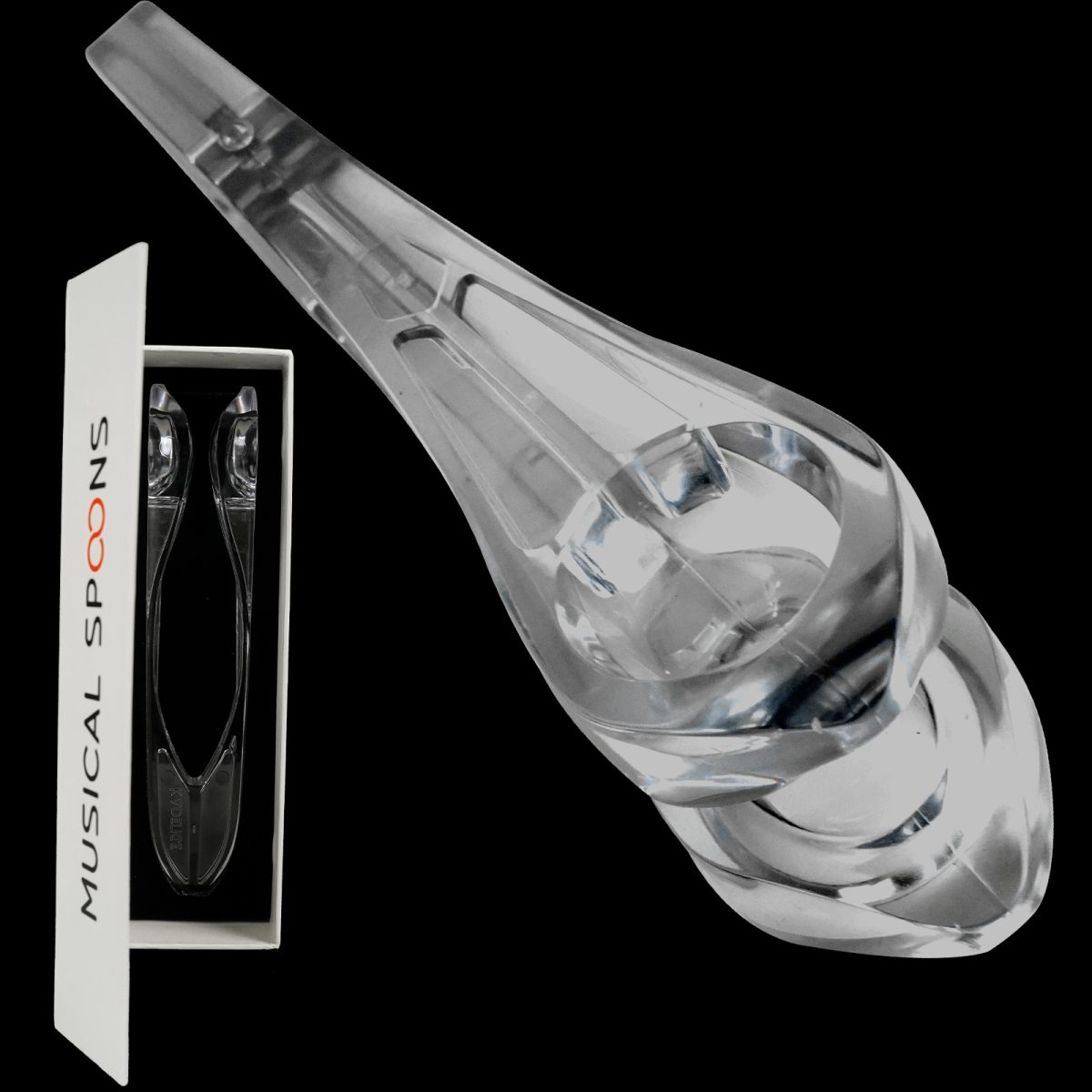 Kadence MSPN- 9" Jamming Series Musical Spoons | Polycarbonate Folk Percussion Instrument | Ergonomic Spoon Design - Image 5